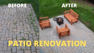 DIY Patio Renovation Using Polymeric Sand [upl. by Obrien]