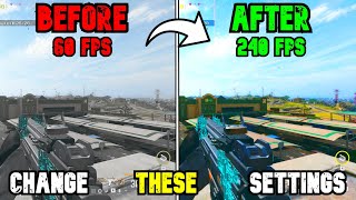 BEST PC Settings for Warzone 3 SEASON 5 Optimize FPS amp Visibility [upl. by Newsom]