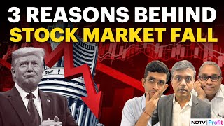 Why Is Stock Market Falling  Nifty Sensex Down  Share Market Down NEWS [upl. by Pompea565]