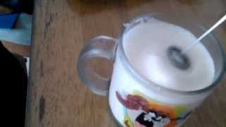 Aerolatte Review Frothing Cold Milk In Under 1 Minute [upl. by Enitsirt491]