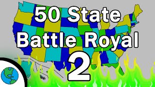 US State Battle Royale Simulator V2 [upl. by Ydnab]