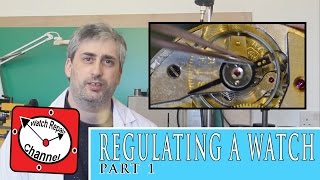 How to regulate a mechanical watch  watch repair tutorial [upl. by Repohtsirhc]