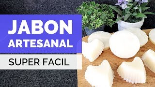 Hacer JABÓN CASERO con ACEITE de COCO  Tutorial Muy Fácil [upl. by Arehahs]