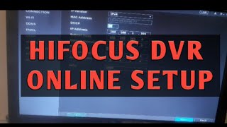 H265 HIFOCUS DVR ONLINE CONFIGURATIONHIFOCUS DVR ONLINE SETUP [upl. by Yroger]